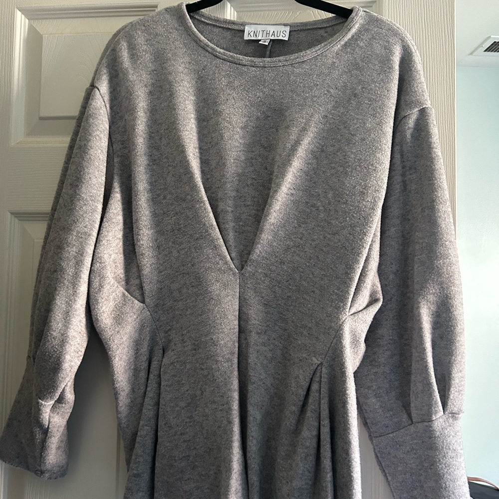 Peplum sweater
